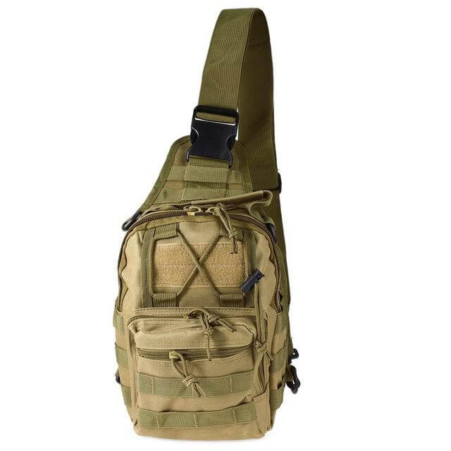 Tactical Sling Shoulder Bag - Black Python