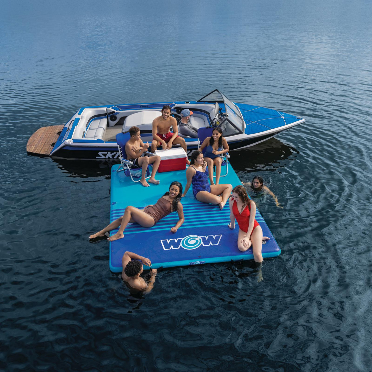 WOW Sports 8'x5'x6 Drop Stitch Vacation Station Dock