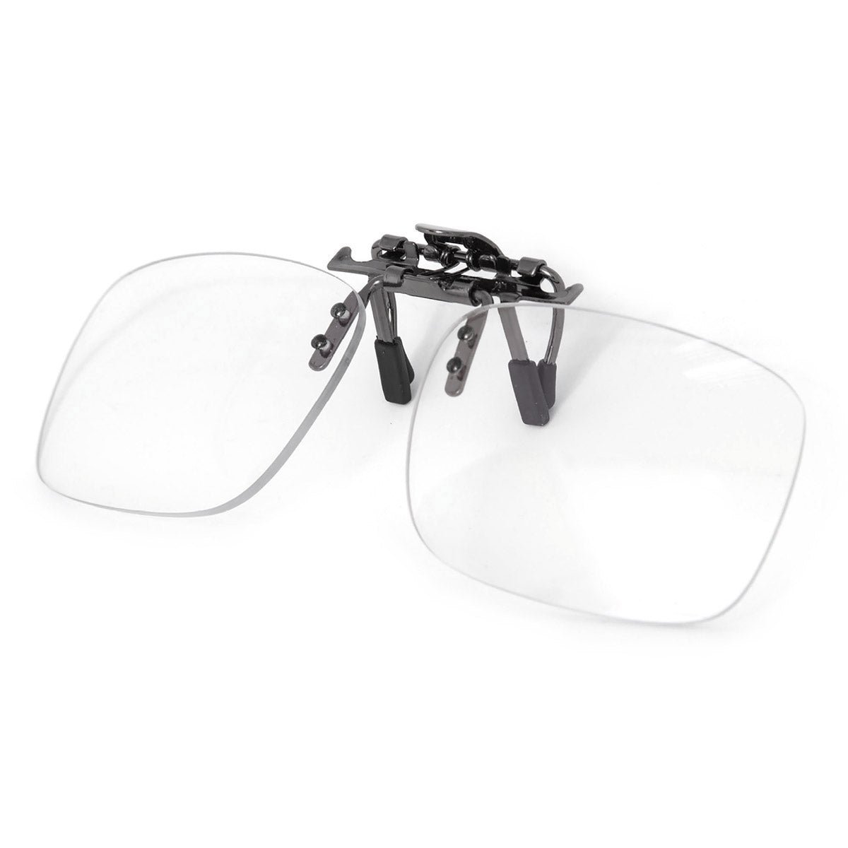 Clip-on Flip Up Rimless Magnifying, Suitable For Reading Glasses, Clip Onto Over Eyeglasses - +3.75