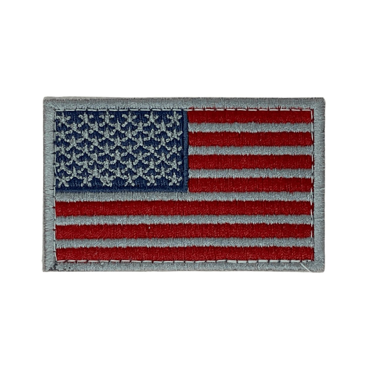 Tactical USA Flag Patch With Detachable Backing - Marine Green