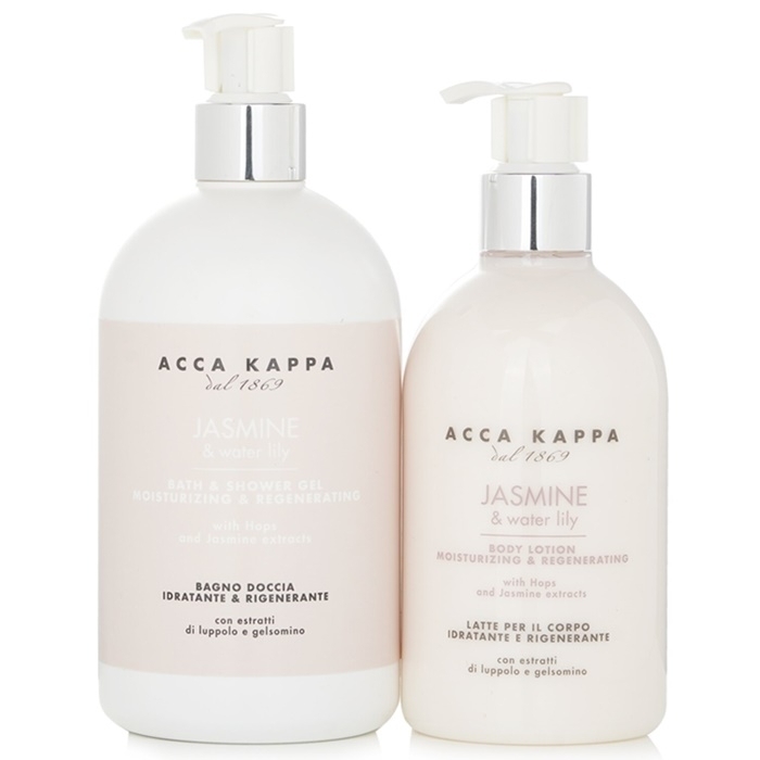 Acca Kappa Jasmine & Water Lily Body Care Gift Set: 2pcs