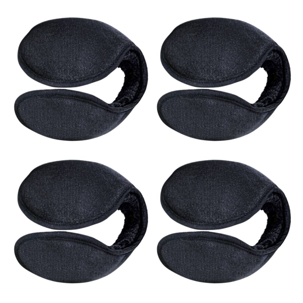 2-Pack: Unisex Ultra-Plush Fur Lined Windproof Plush Behind Head Earmuffs - Assorted