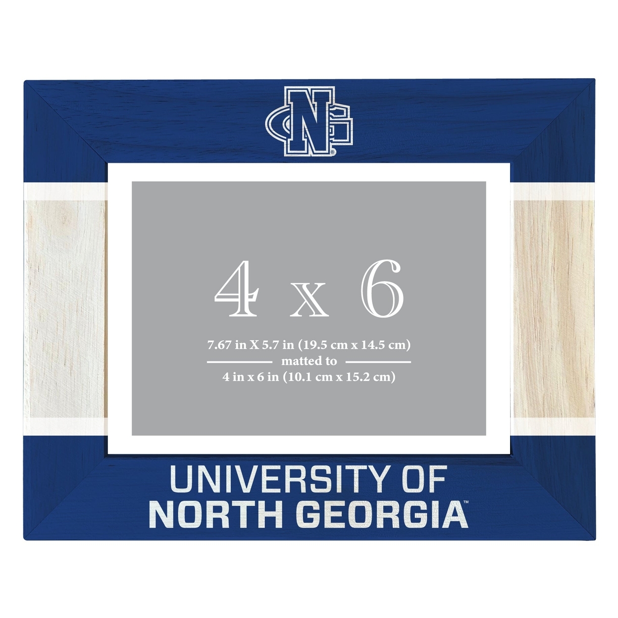 North Georgia Nighhawks Wooden Photo Frame Matted To 4 X 6 Inch - Printed