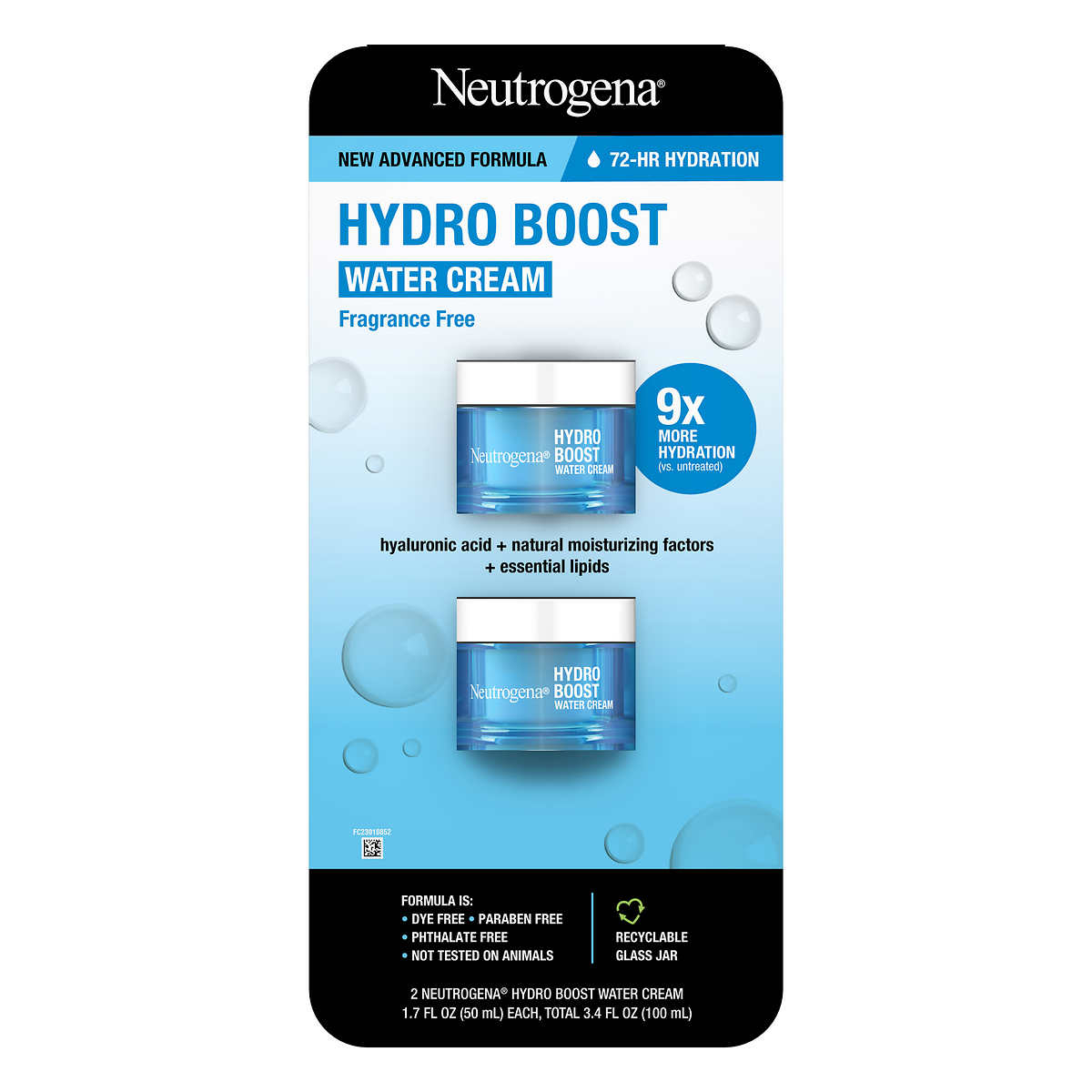 Neutrogena Hydro Boost Water Cream, 1.7 Ounce (Pack Of 2)