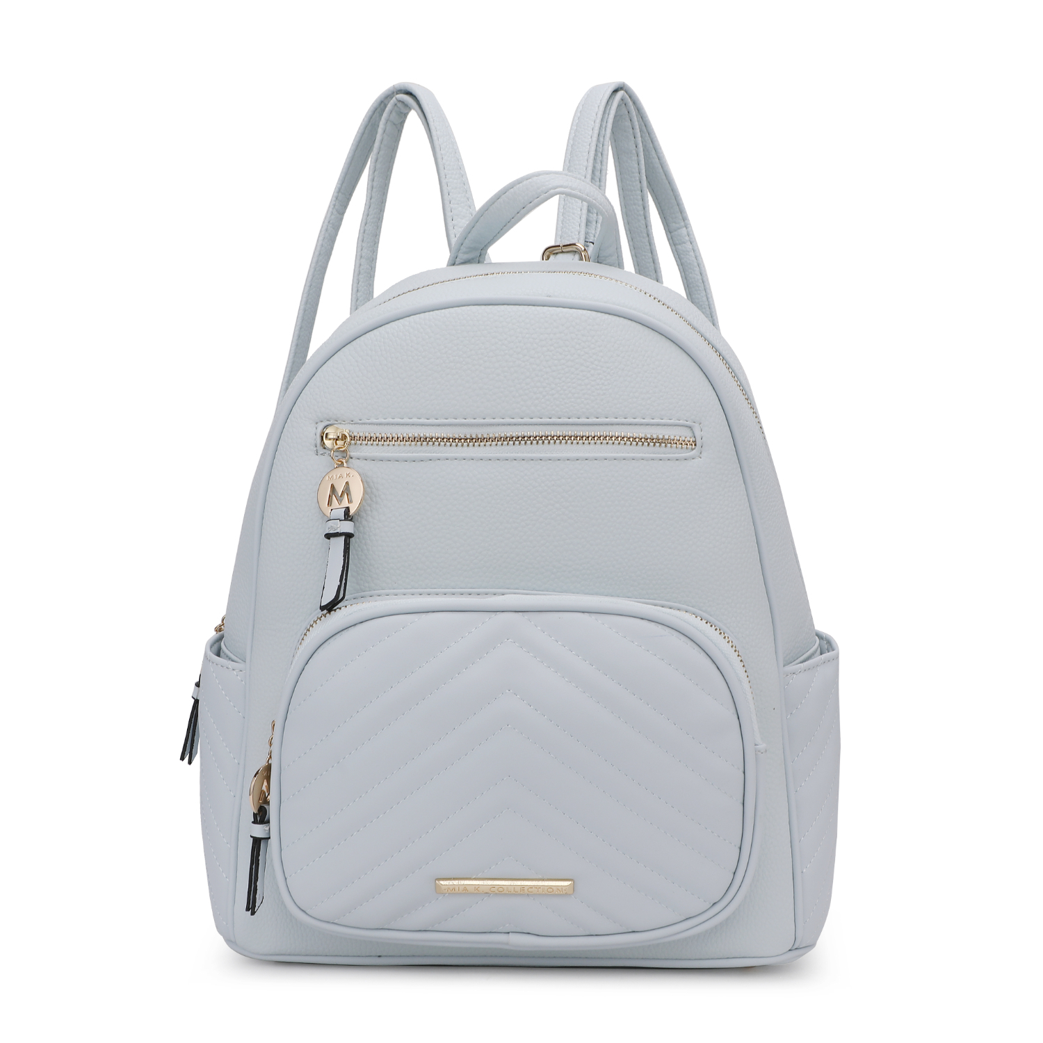 MKF Collection Romana Vegan Leather Womens Backpack By Mia K - Light Blue