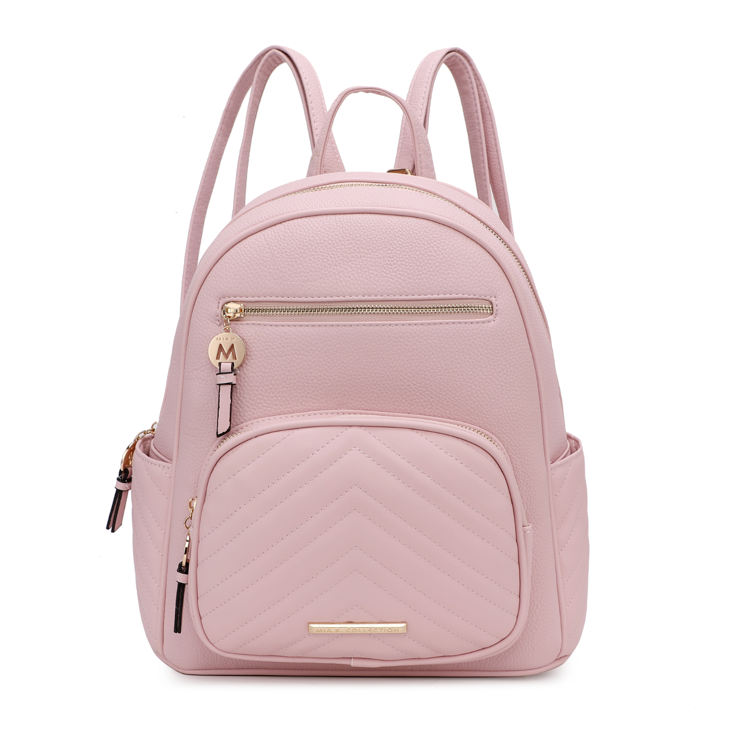 MKF Collection Romana Vegan Leather Womens Backpack By Mia K - Pink