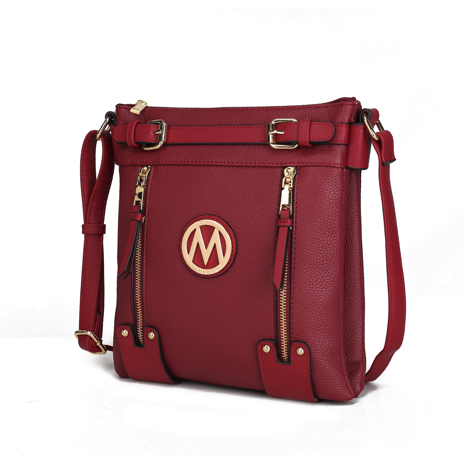MKF Collection Lilian Crossbody Handbag By Mia K - Red