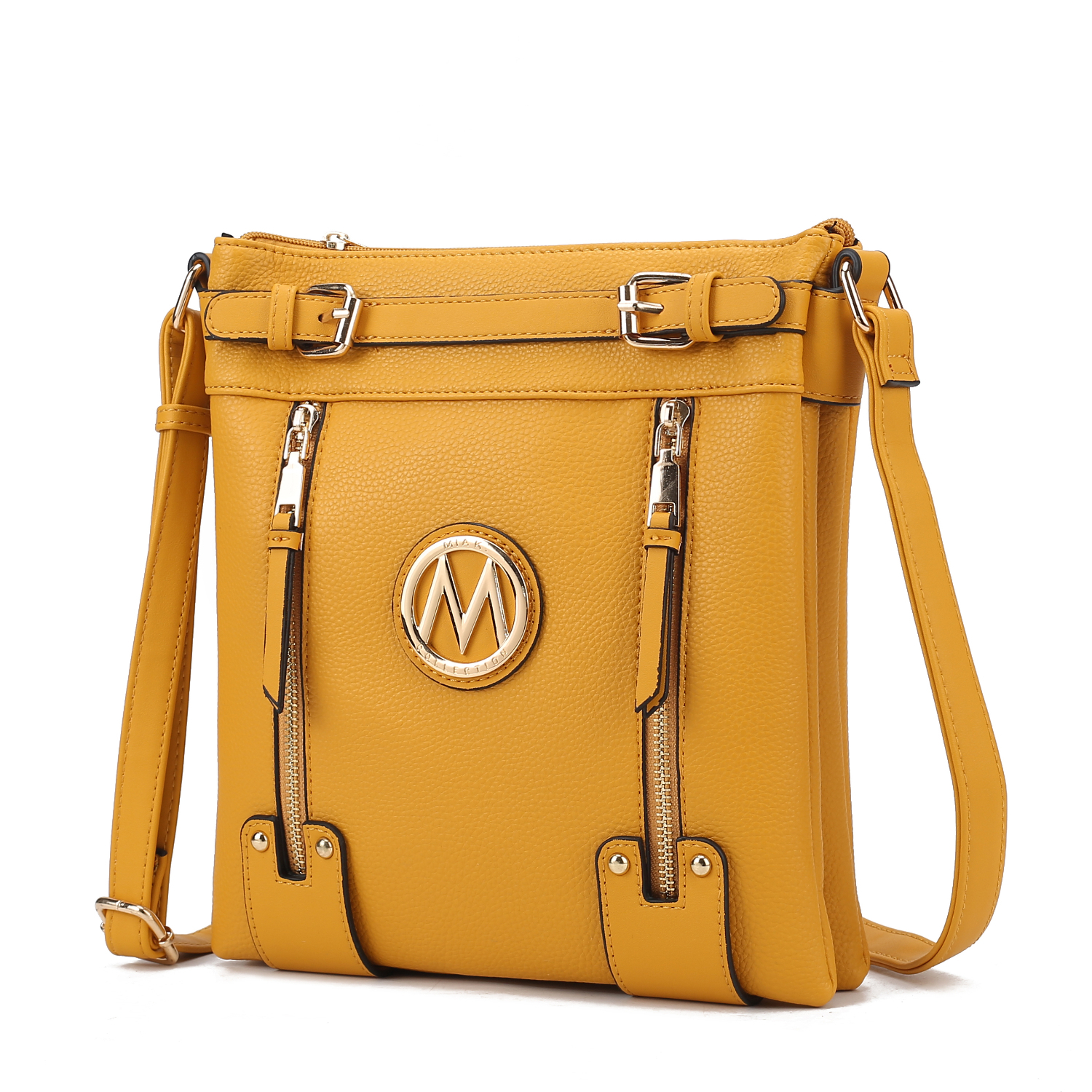 MKF Collection Lilian Crossbody Handbag By Mia K - Yellow