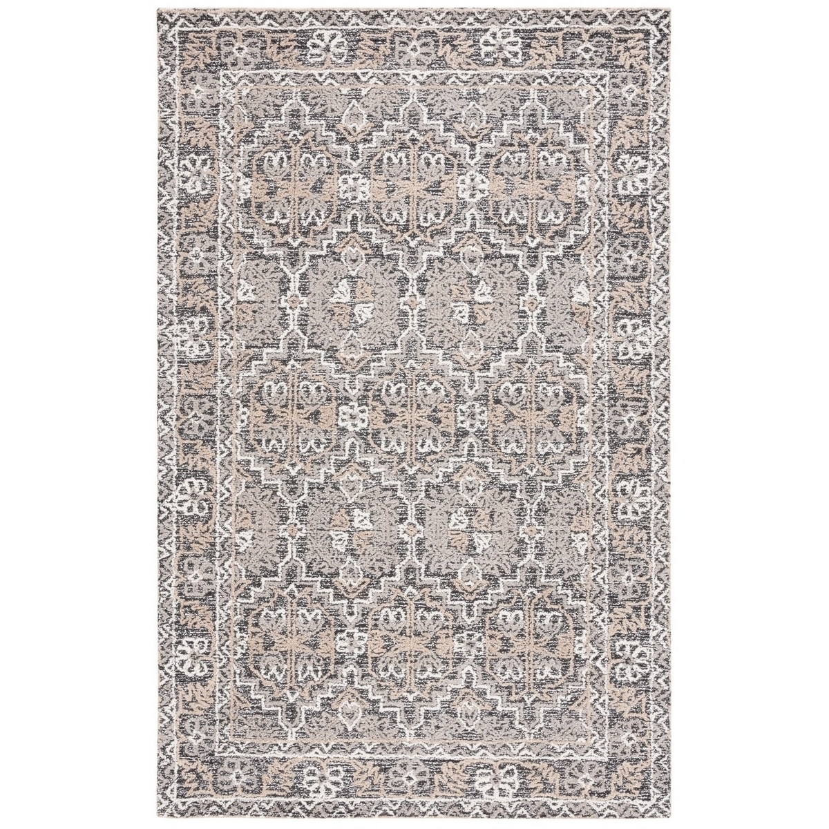 SAFAVIEH At551T Antiquity Brown / Ivory