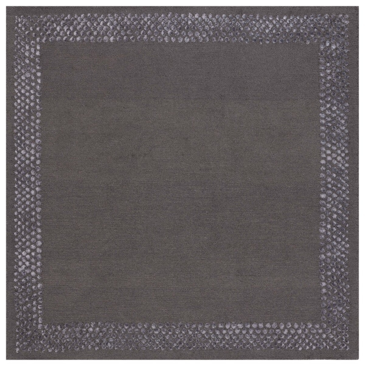 SAFAVIEH GLM623F Glamour Dark Grey - 6' X 6' Square Square