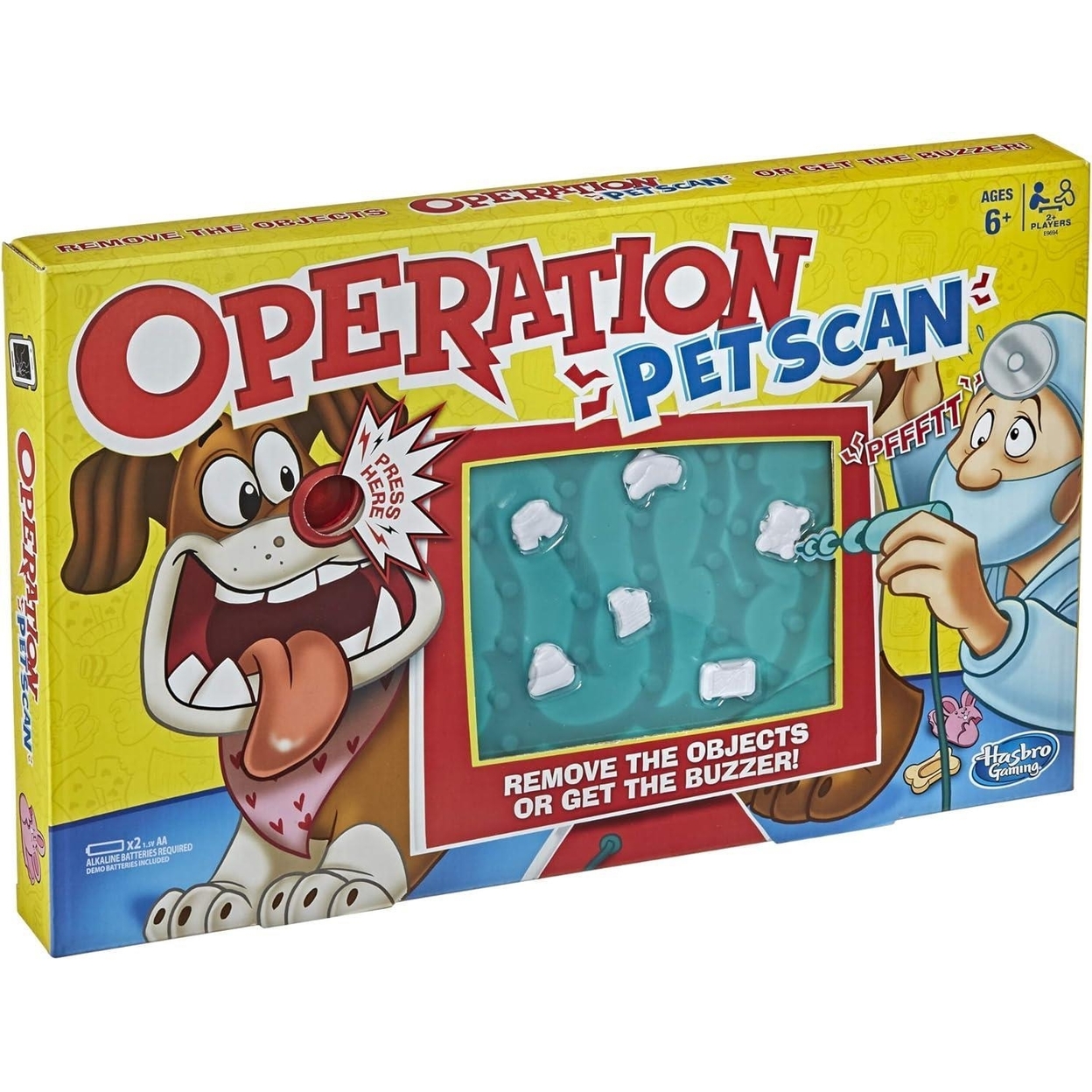 Operation Pet Scan Board Game Interactive Silly Sounds Kids Hasbro