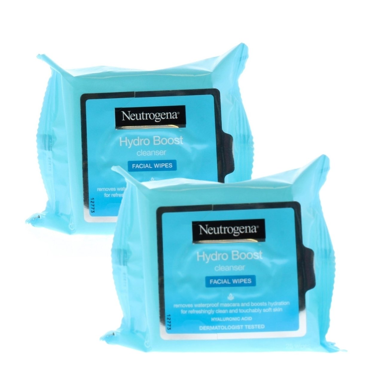 Neutrogena Hydro Boost Cleanser Facial Wipes (2 Packs Of 25 Wipes- Total 50 Wipes)