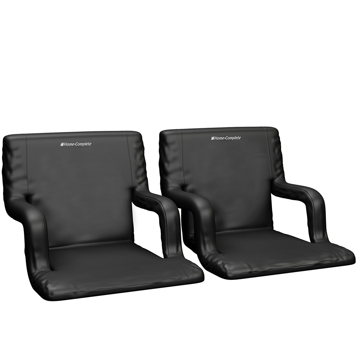 2 Pack Padded Foldable Stadium Chair Bleacher Cushion Armrests Backpack Straps