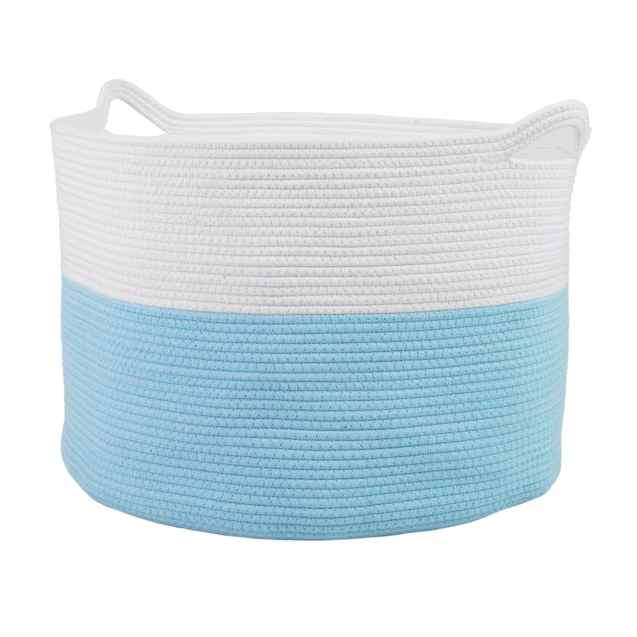 XL Laundry Basket Cotton Rope Clothes Basket Handles Home Storage Dcor