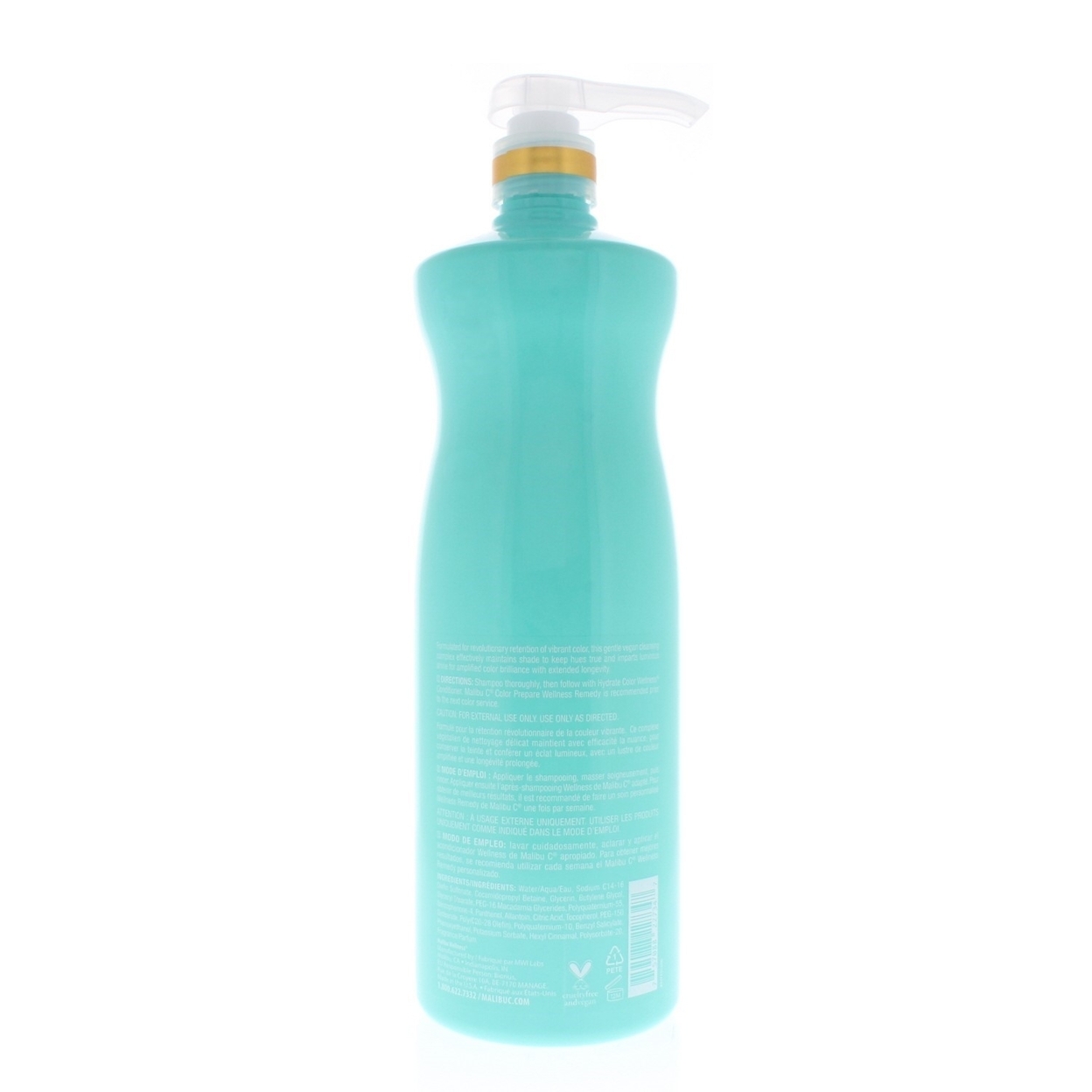 Malibu C Hydrate Color Wellness Shampoo 33.8oz/1 Liter