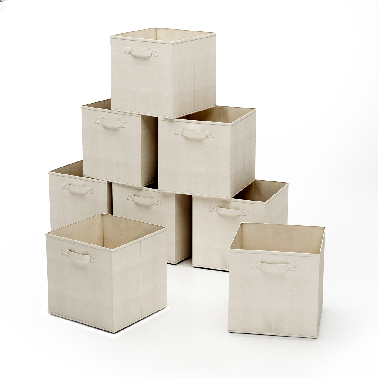 Storage Cubes 8-Piece Set Of Storage Bins For Shelves Foldable Storage Cubes