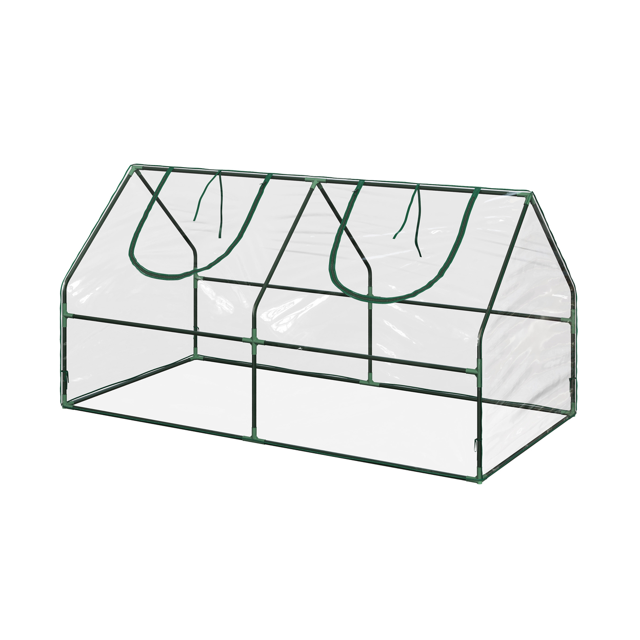 Small Greenhouse For Outdoors 47 X 24 In Plant Cover Green House Steel Frame