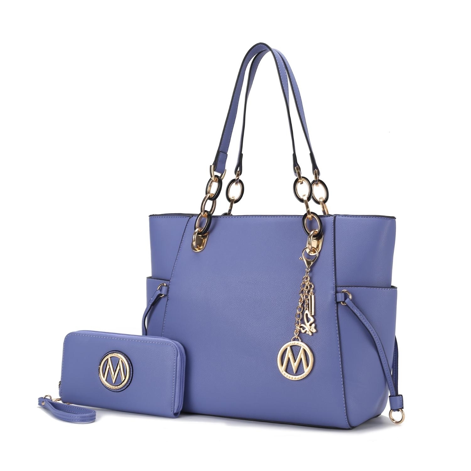 MKF Collection Yale Tote Handbag With Wallet By Mia K. - Lavender