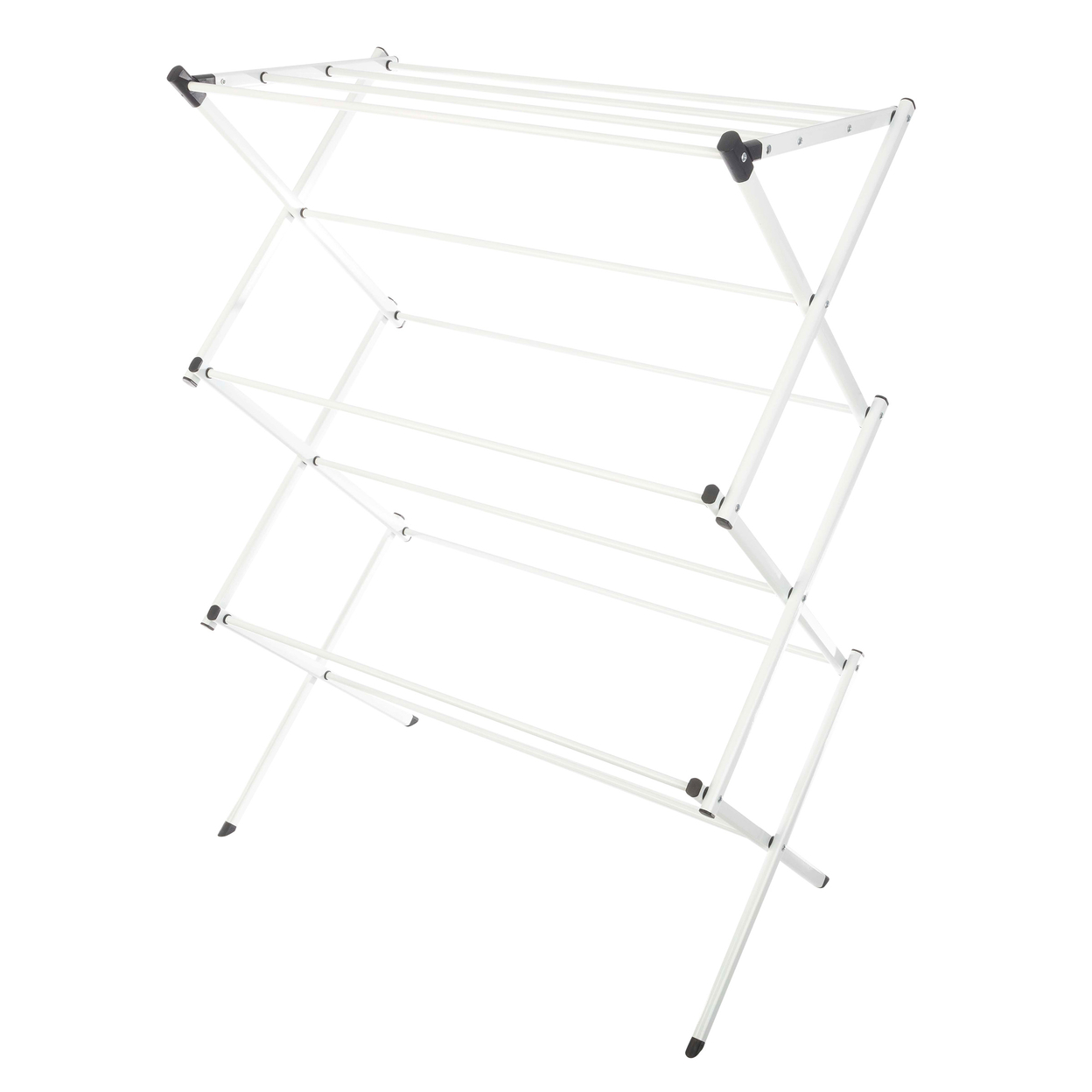 Clothes Drying Rack Portable Rack For Hanging And Air-Drying Laundry, White
