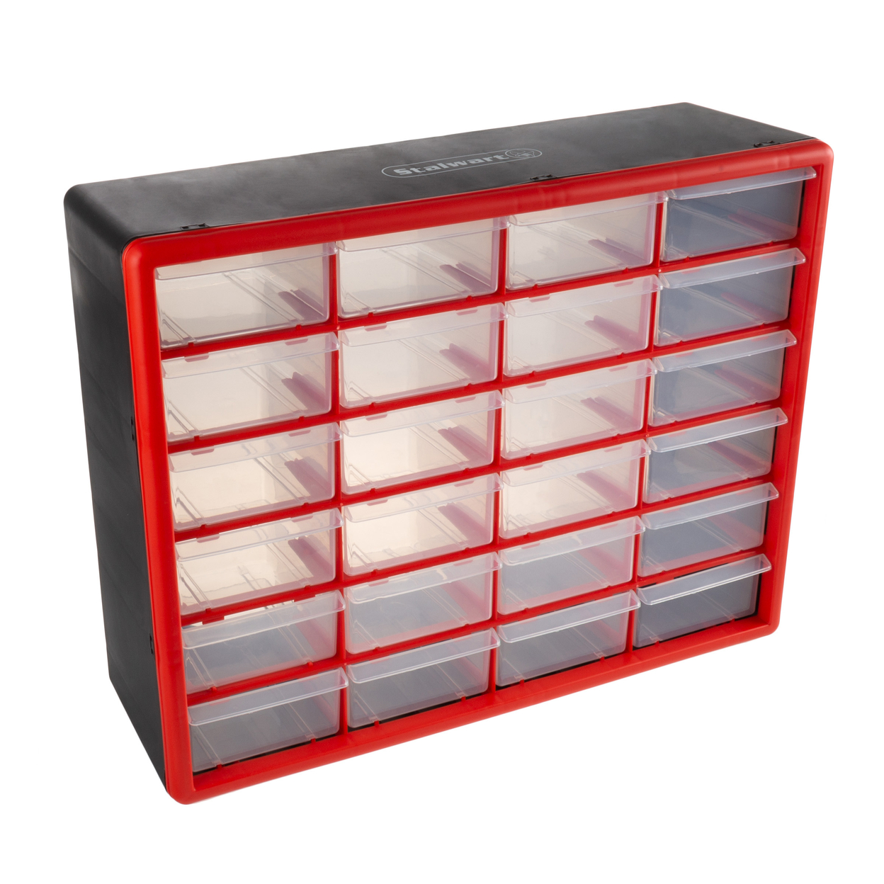 24 Drawers Storage Box Tools Crafts Beads Table Top Wall Mountable 20 X 15 In