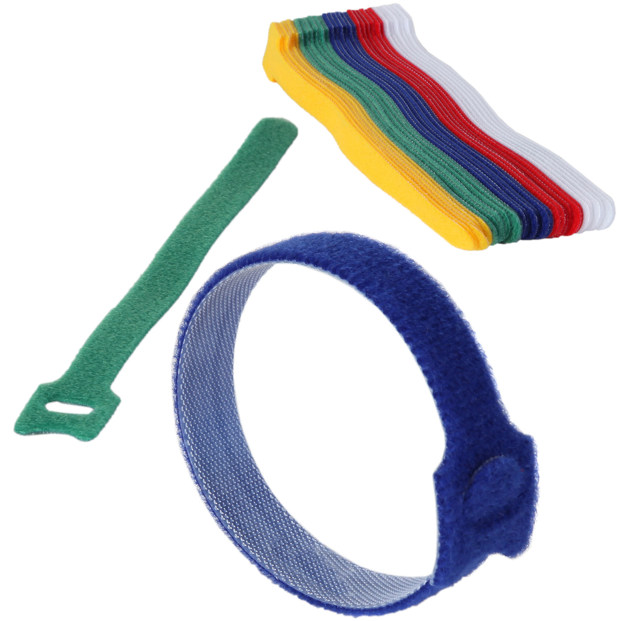 30 Reusable Wire Cable Ties 5 Colors Organize Wires Cable Cords Wrap Chargers