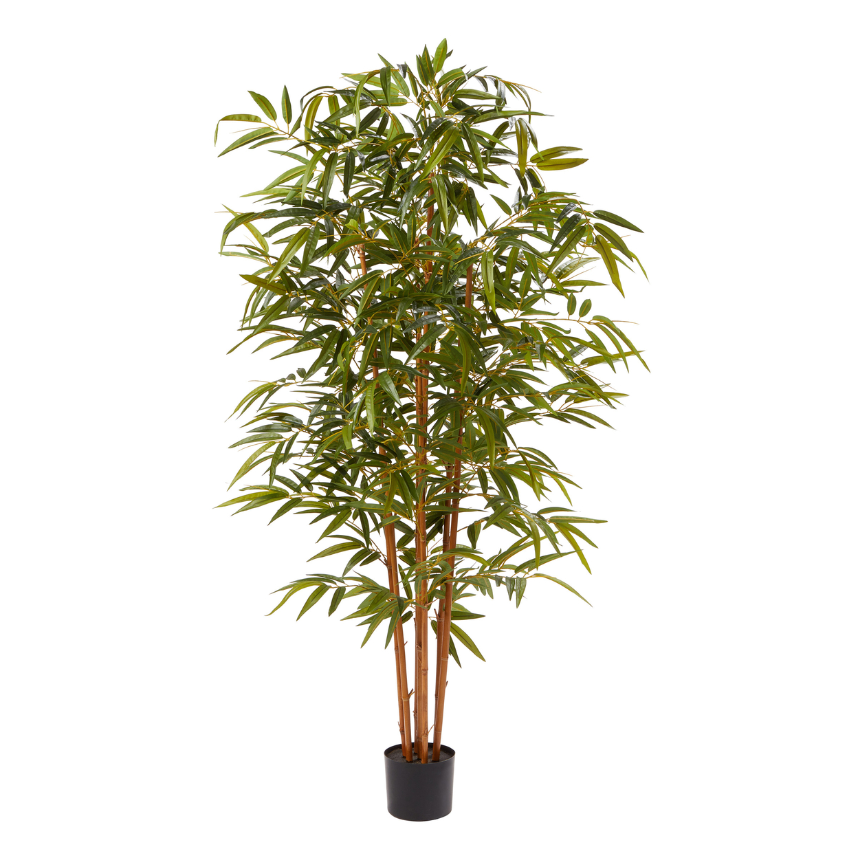 6 Ft. Artificial Bamboo Tall Faux Potted Indoor Floor Plant Office Home Decor