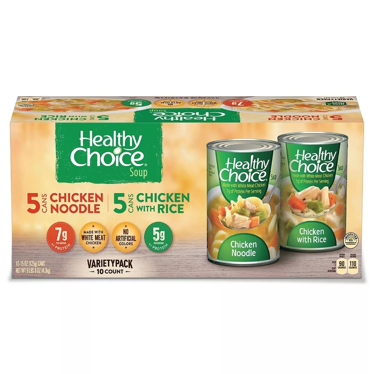 Healthy Choice Soup Variety Pack - 10/15oz Cans