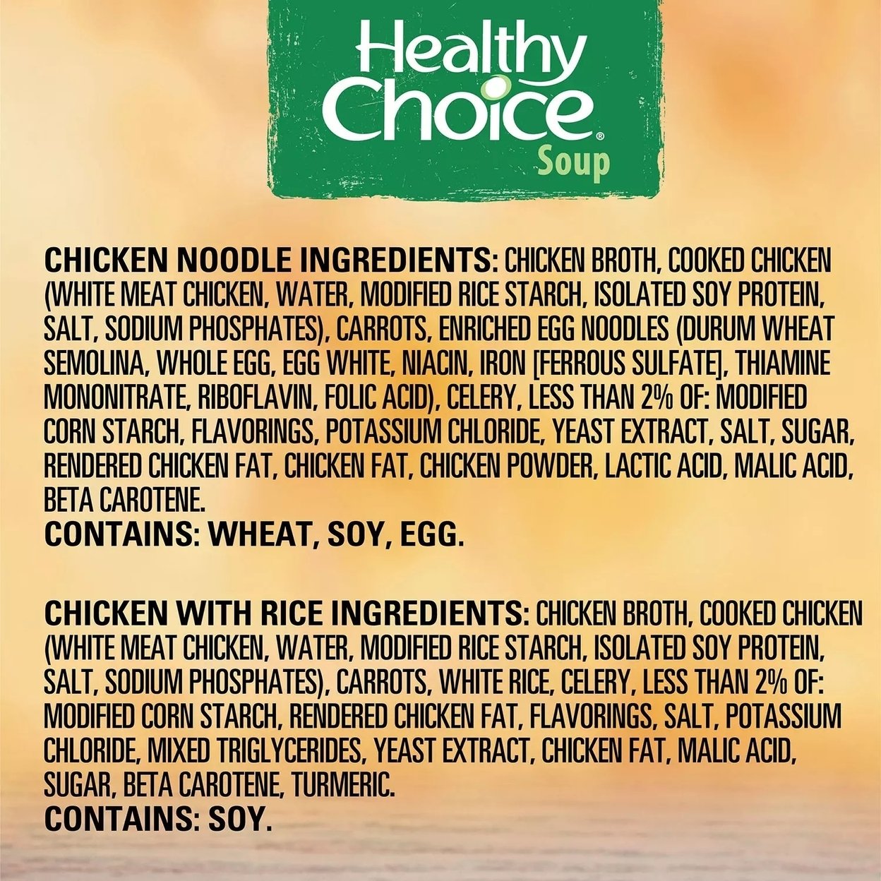 Healthy Choice Soup Variety Pack - 10/15oz Cans