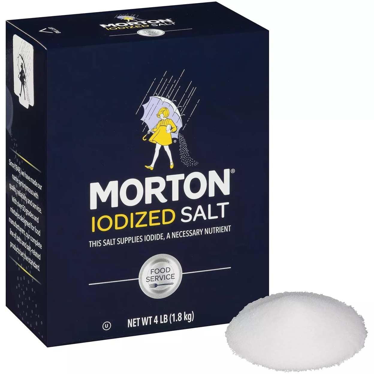Morton Iodized Table Salt - 4 Pound Box