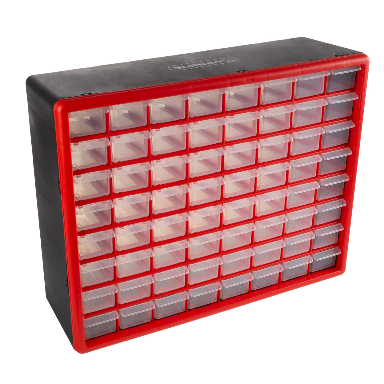 64 Drawers Storage Box Tools Crafts Beads Table Top Wall Mountable Bin Sorter