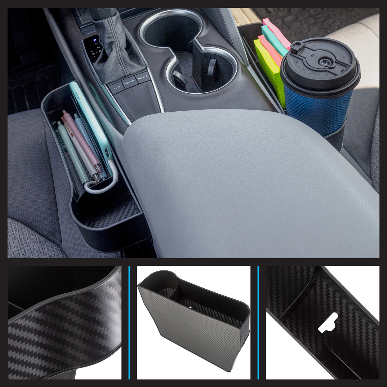 Car Seat Gap Filler 2Pack Front Seat Organizer Set Car Accessories
