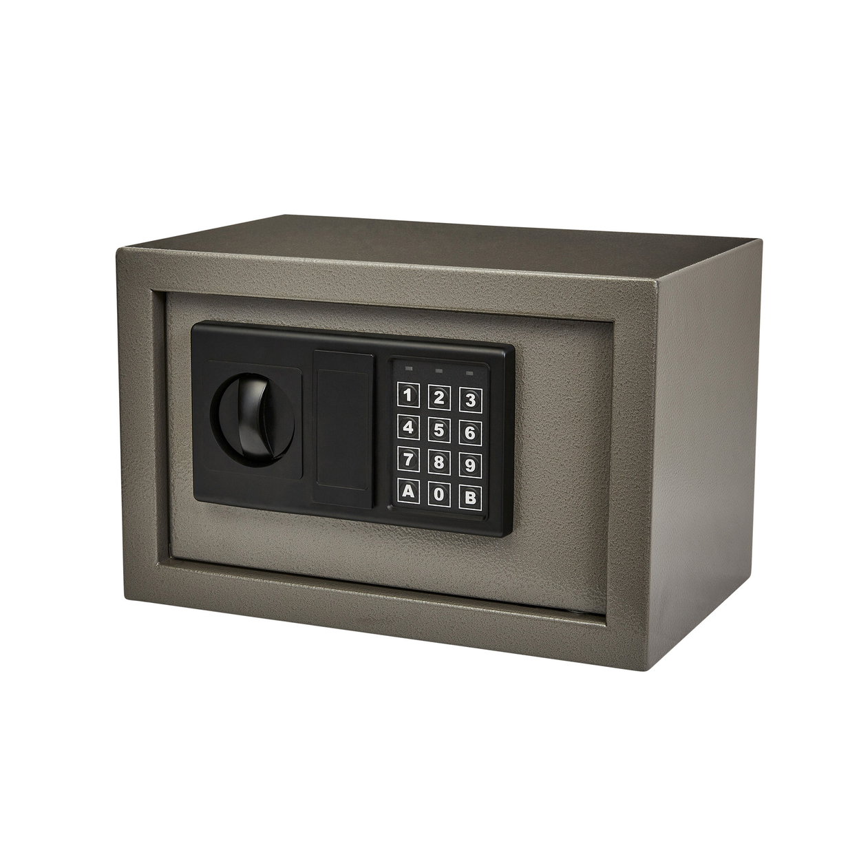 Digital Safe Box Steel Lock Box Keypad Override Keys Protects Valuables 12 X 8 X 8