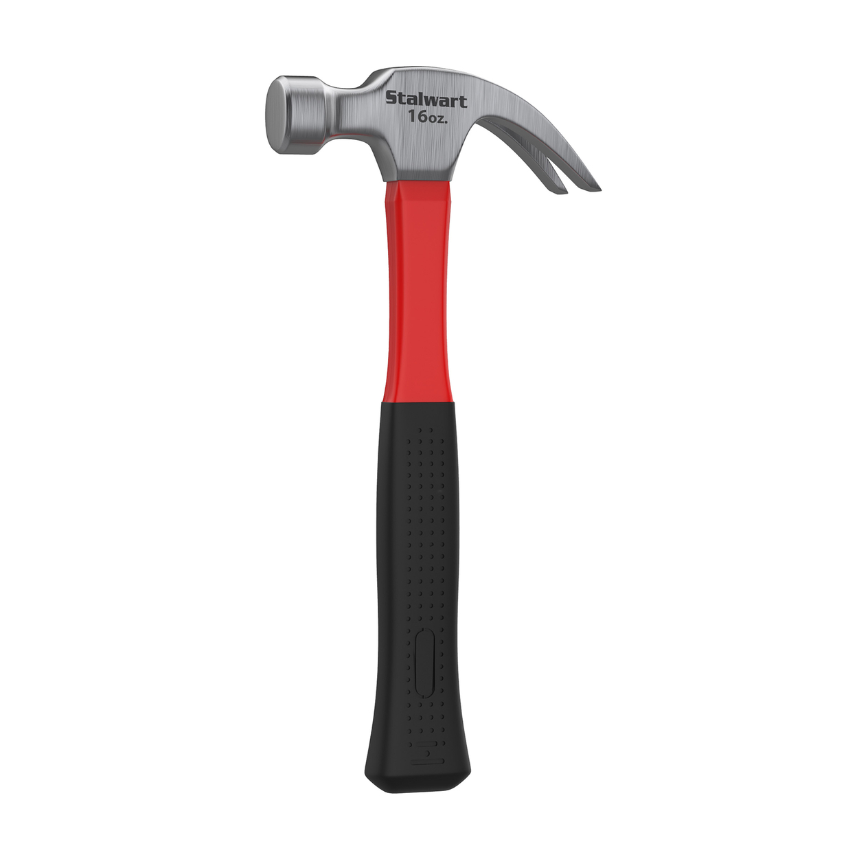 Fiberglass Claw Hammer With Comfort Grip Handle And Curved Rip Claw, 16 Oz