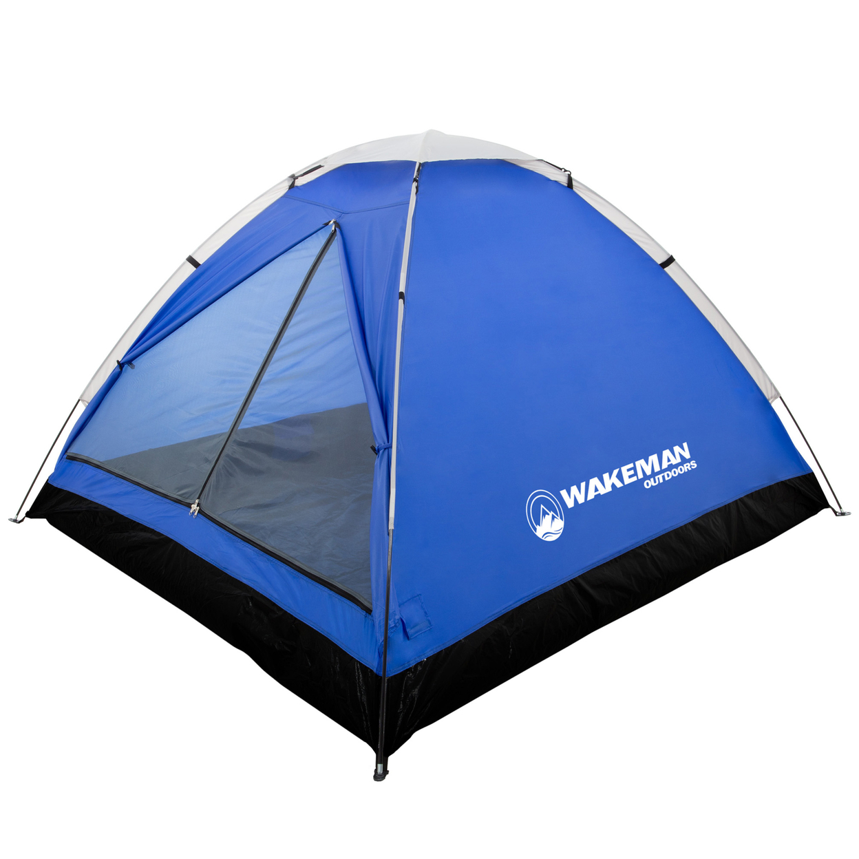 Wakeman 2 Person Water Resistant Dome Tent Rain Fly For Camping Blue