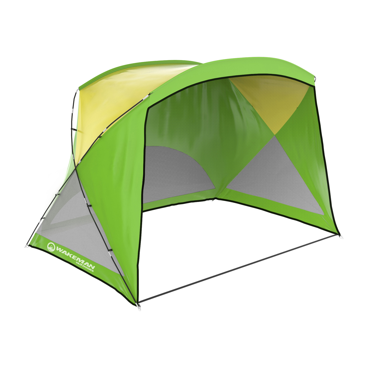 Beach Tent Sun Shelter Sport Umbrella With Bag Shade Canopy For Families, Green