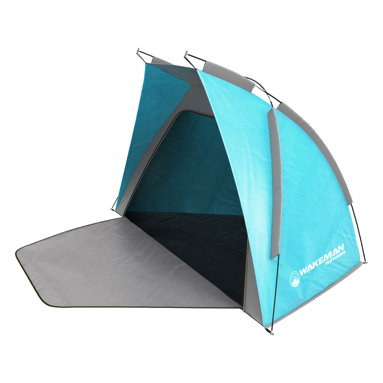 Beach Tent Sun Shelter Sport Umbrella With UV Protection, Zip Up Porch Bag