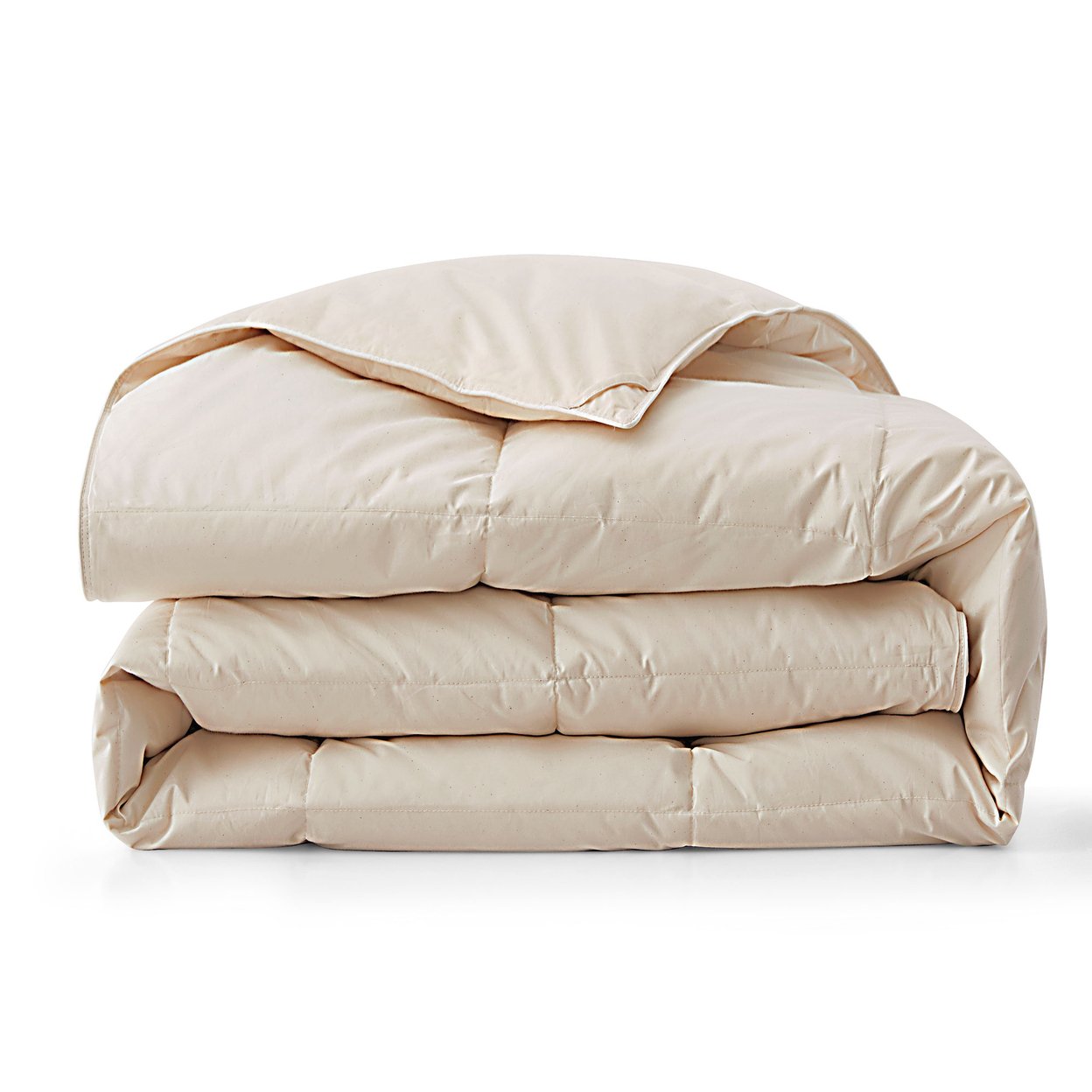 Pure Comfort & Luxury Bedding Bundle: All Season Organic Goose Down Bundle With Pillow-in-Pillow Design Goose Down Pillows And Flax Linen Du