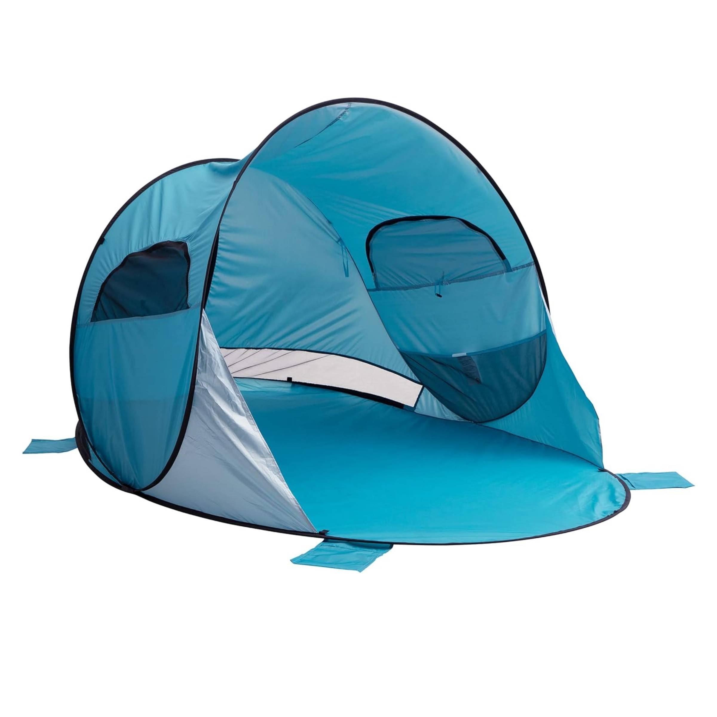 Pop Up Beach Tent 2-3 People Sun Shelter UV Protection Camping Canopy Blue - 75-CMP1106