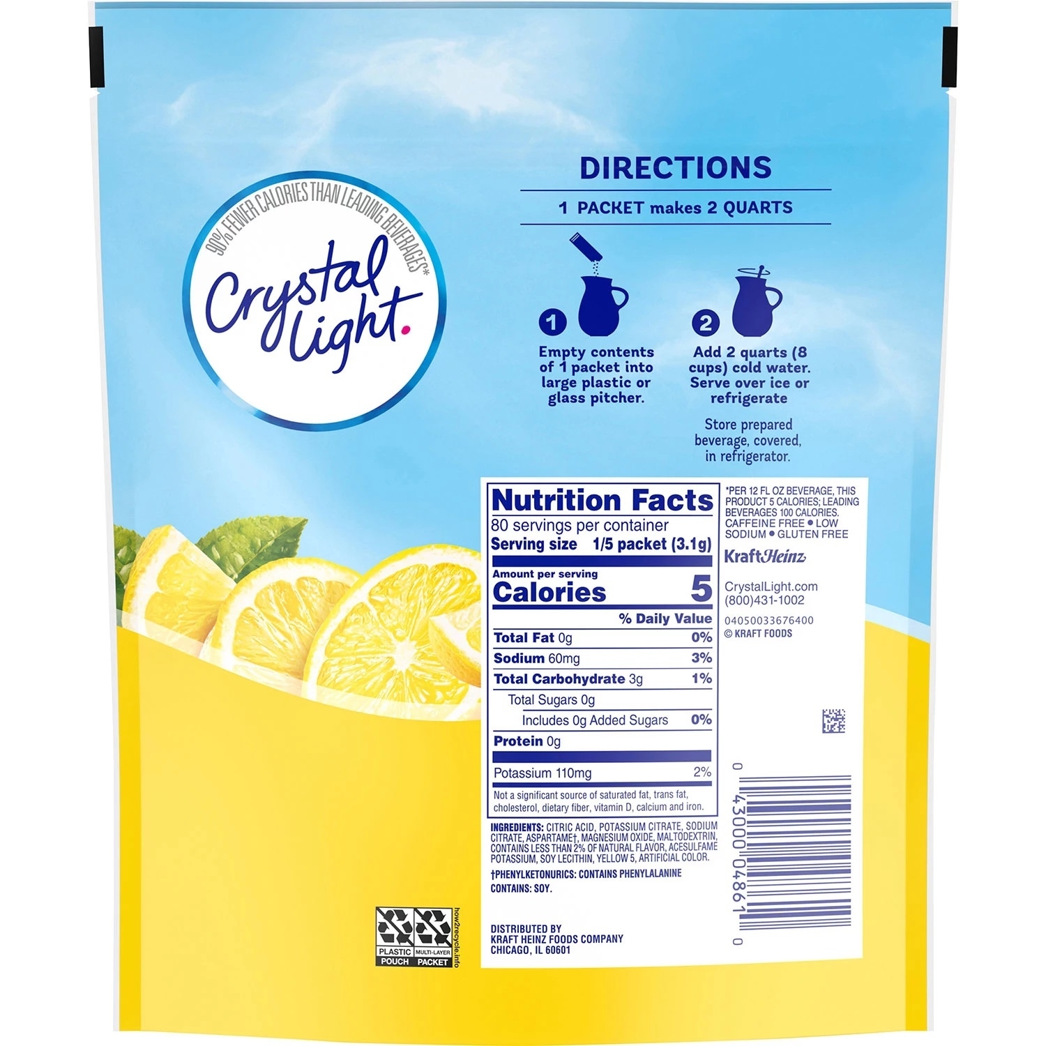 Crystal Light Lemonade Mix (16 Pack)