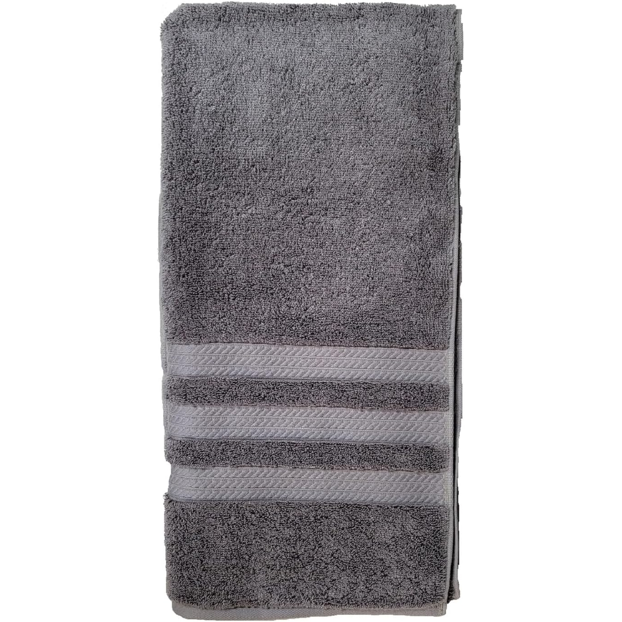 Hotel Premier Collection 30 W X 58 L 100% Cotton Luxury Bath Towel, Zinc Grey