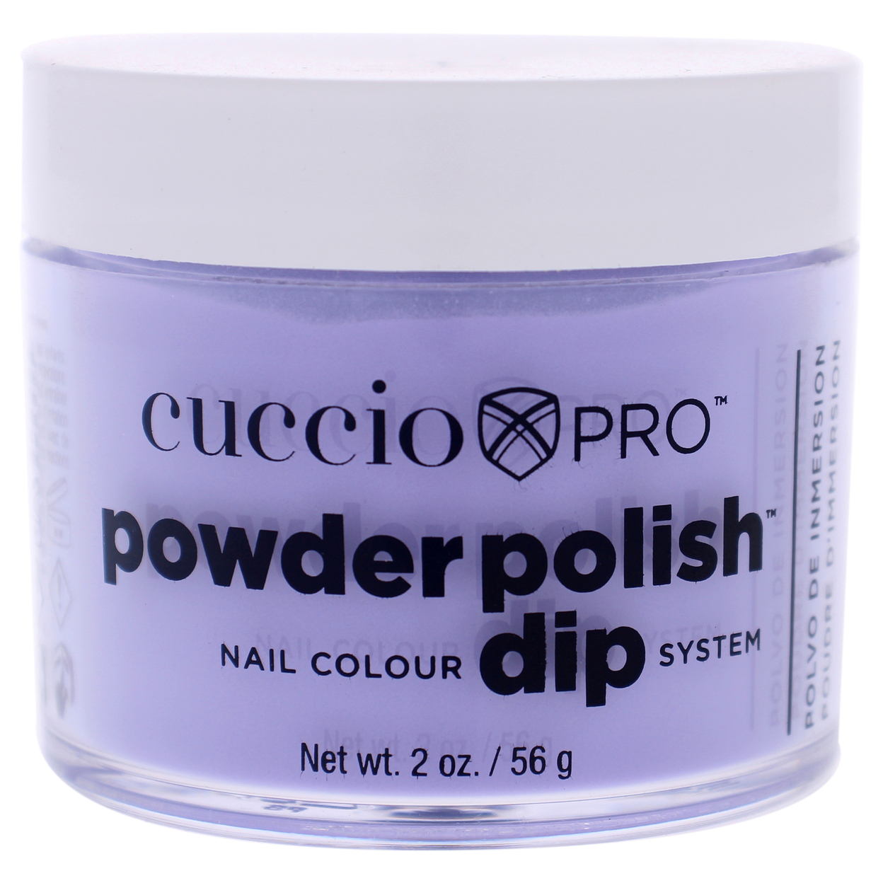 Cuccio Colour Pro Powder Polish Nail Colour Dip System - Grape Crush Deep Purple Nail Powder 1.6 Oz
