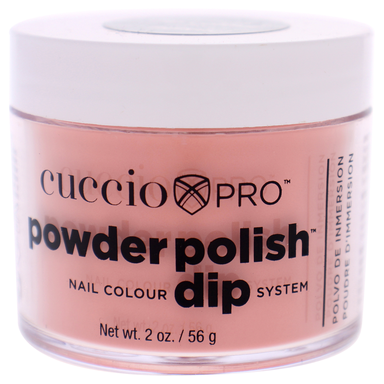 Cuccio Colour Pro Powder Polish Nail Colour Dip System - Peach Nail Powder 1.6 Oz