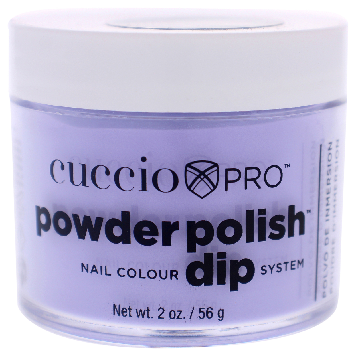 Cuccio Colour Pro Powder Polish Nail Colour Dip System - Pastel Purple Nail Powder 1.6 Oz