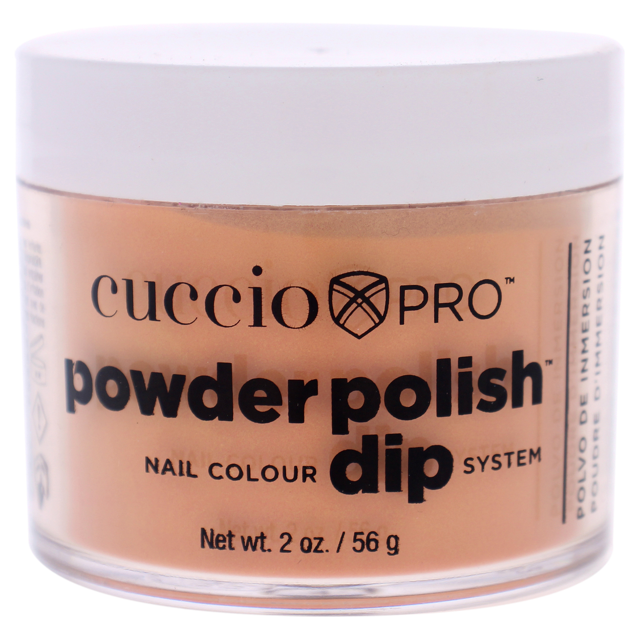 Cuccio Colour Pro Powder Polish Nail Colour Dip System - Tangerine Orange Nail Powder 1.6 Oz