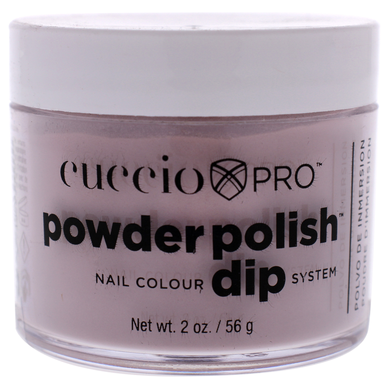 Cuccio Colour Pro Powder Polish Nail Colour Dip System - Nude-A-Tude Nail Powder 1.6 Oz