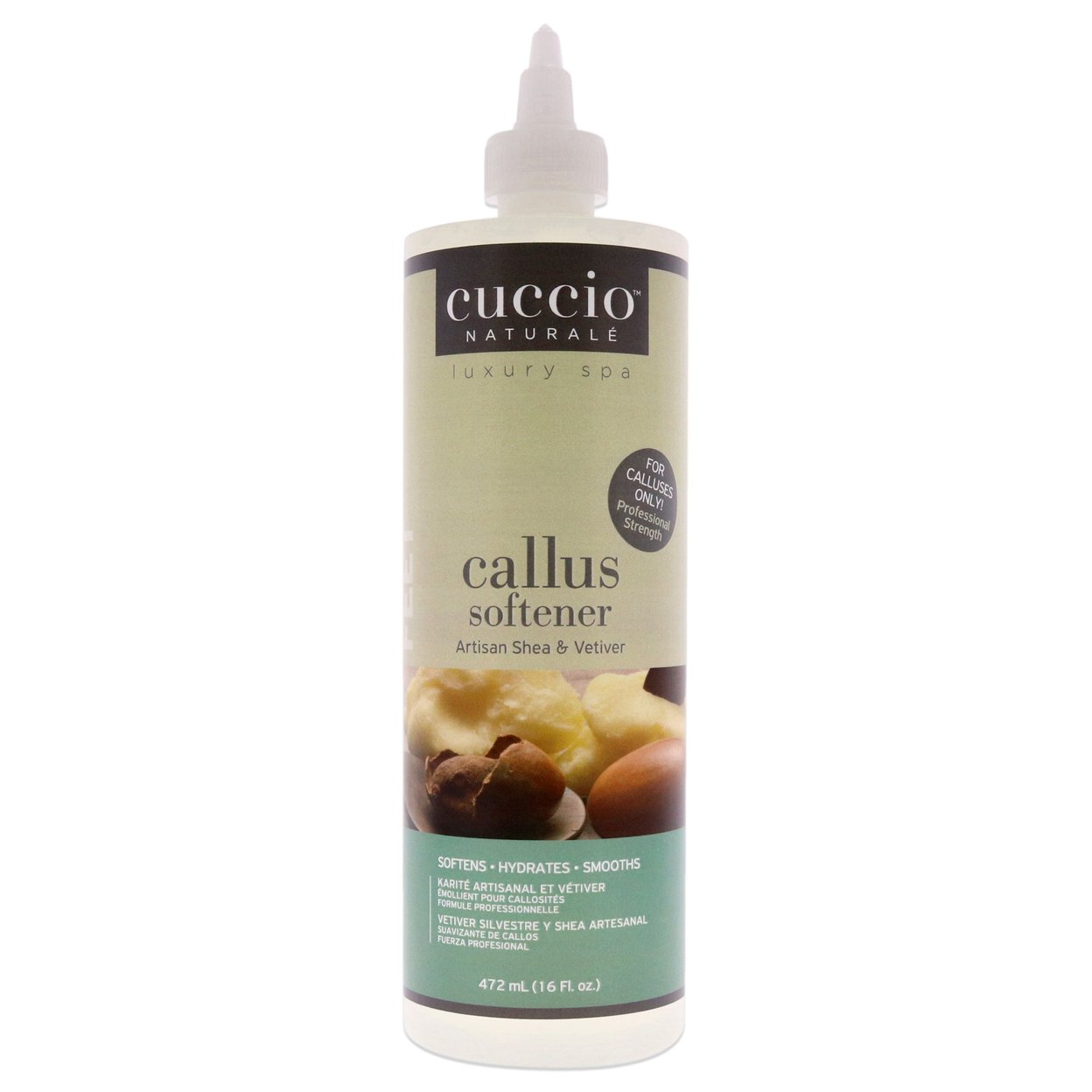 Cuccio Naturale Callus Softener - Artisan Shea And Vetiver Treatment 16 Oz