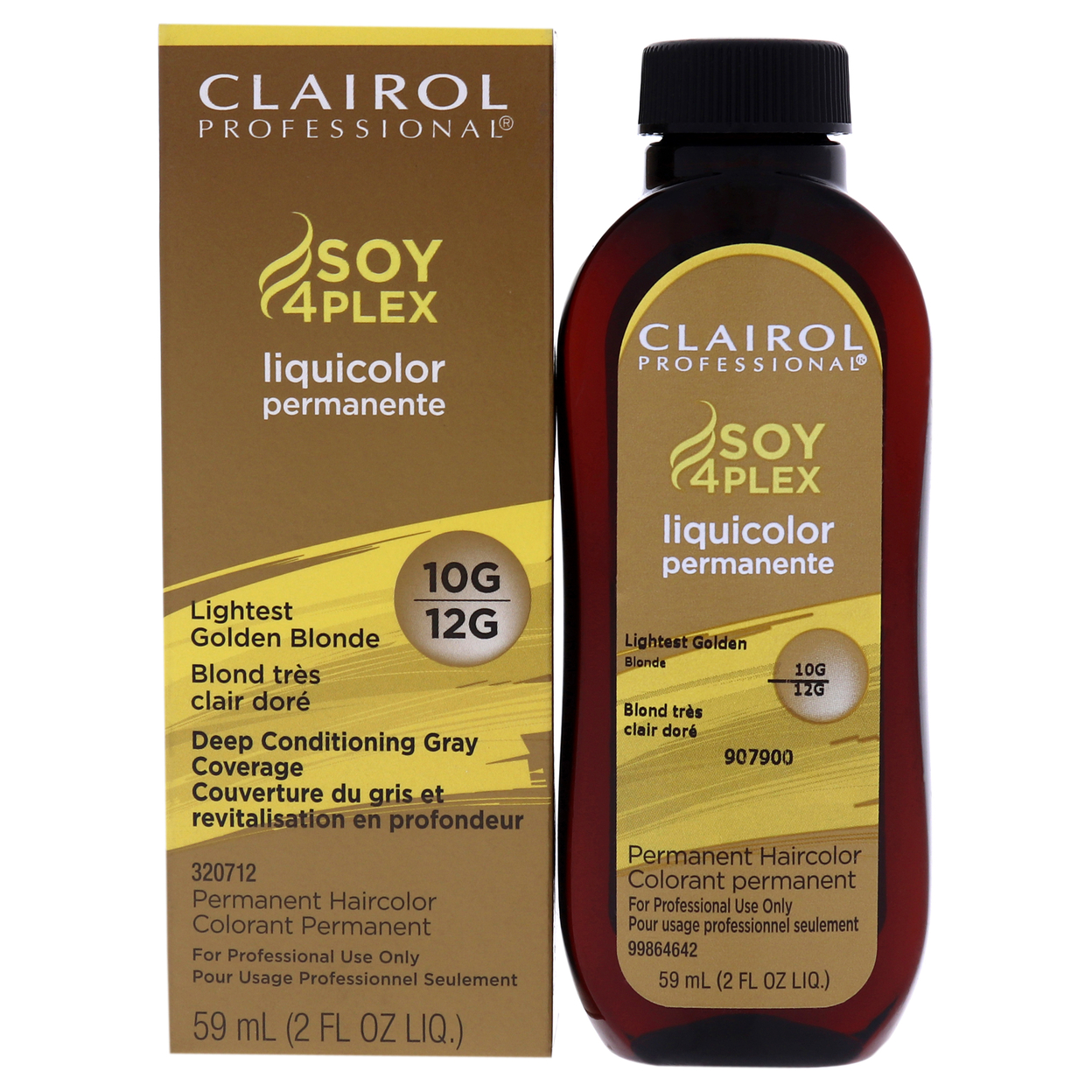 Clairol Professional Liquicolor Permanent Hair Color - 10G Lightest Golden Blonde Hair Color 2 Oz
