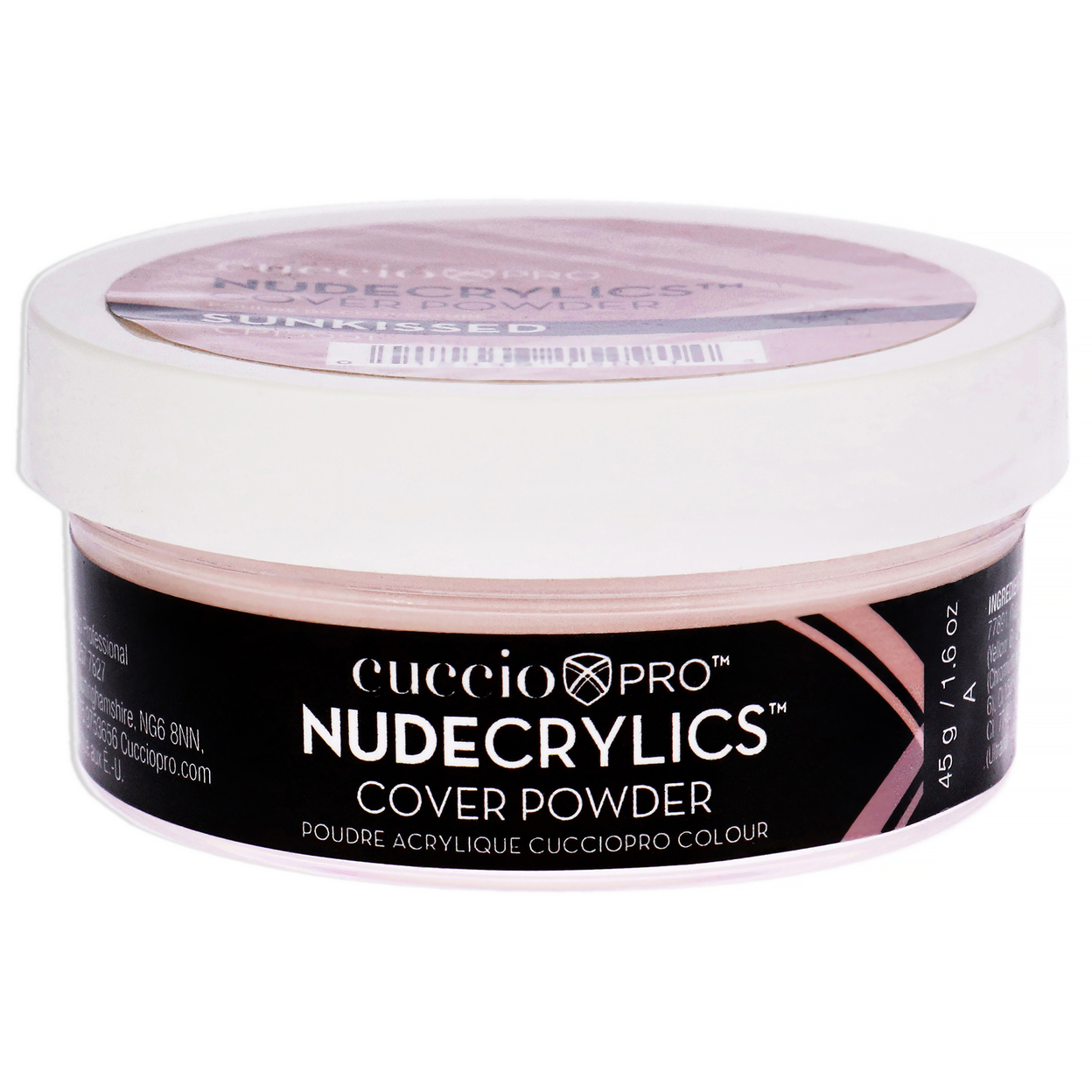 Cuccio Pro Nudecrylics Cover Powder - Sunkissed Acrylic Powder 1.6 Oz