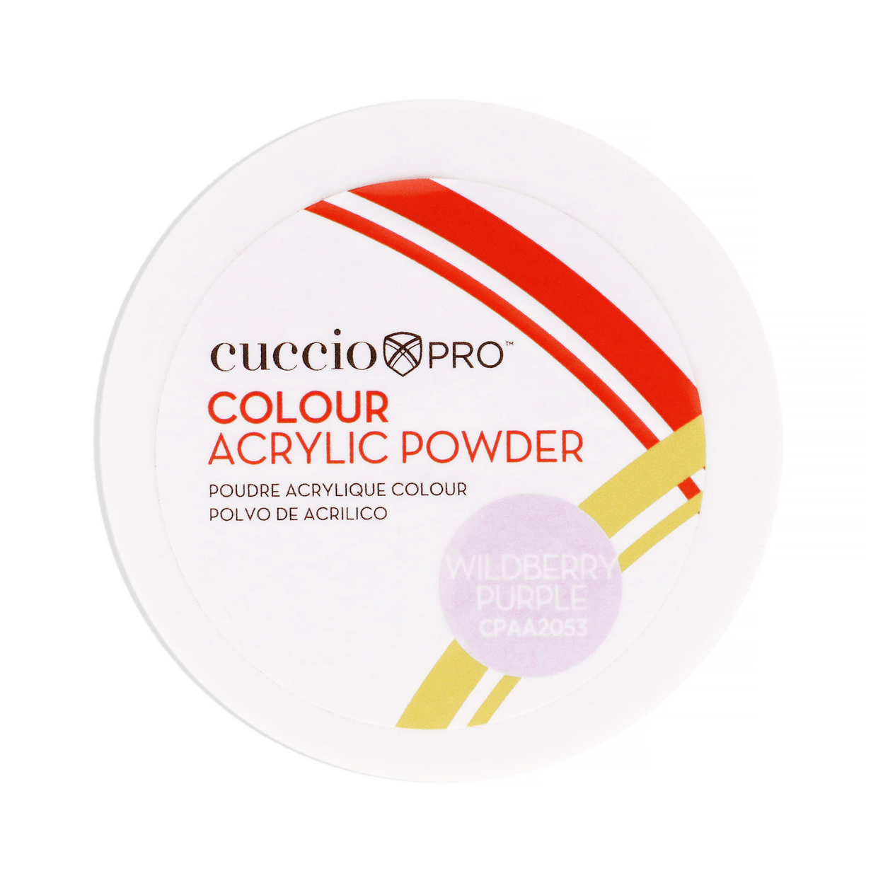 Cuccio PRO Colour Acrylic Powder - Wildberry Purple 1.6 Oz