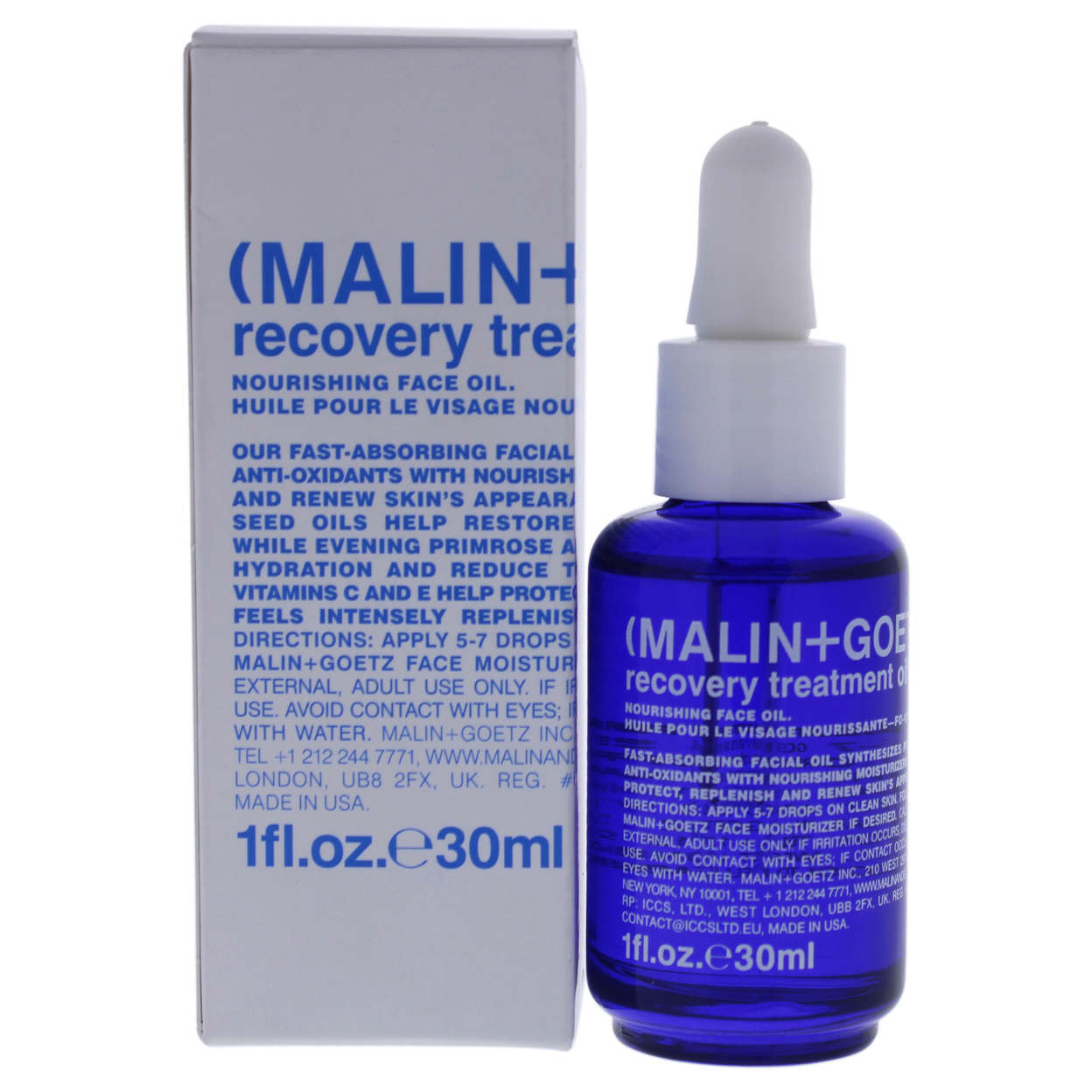 Malin + Goetz Women SKINCARE Recovery Treatment Oil 1 Oz